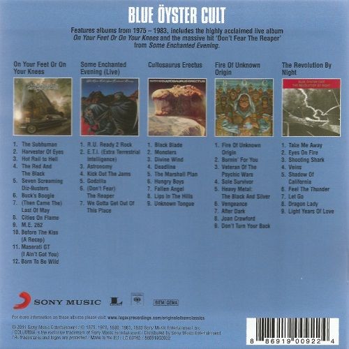 Blue Oyster Cult - Original Album Classics (5CD BoxSet) (2011)