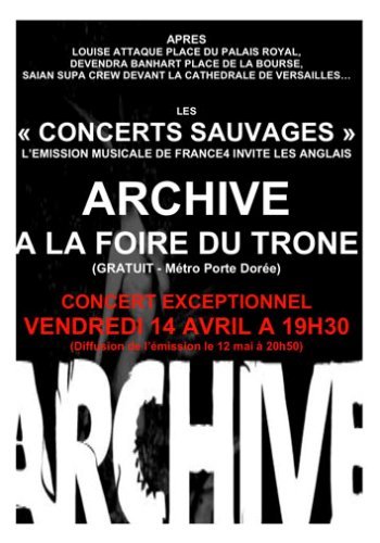 Archive - Live at Foire Du Trone, Paris 2006