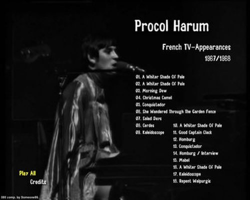 Procol Harum - French TV-Appearances 1967-1968