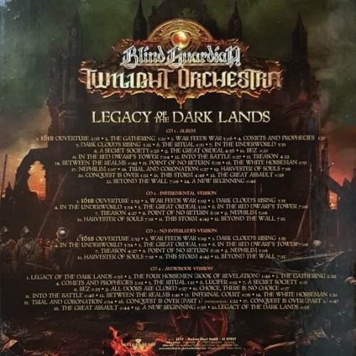 Blind Guardian - Twilight Orchestra: Legacy of the Dark Lands (Mailorder Edition, 4CD) (2019)