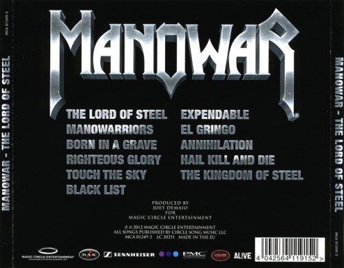 Manowar - h Lrd f Stl [mmr + Stndrt ditin] (2012)