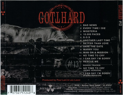Gotthard - #13 (Limited Edition) (2020)