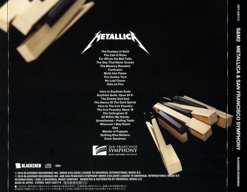 Metallica & The San Francisco Symphony - S&M 2 [Japanese Edition]  (2020) + Blu-Ray + BDRip