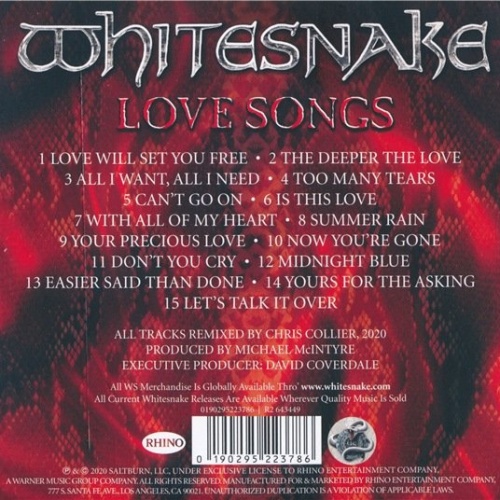 Whitesnake - Love Songs (2020 Remix) (2020) + Hi-Res