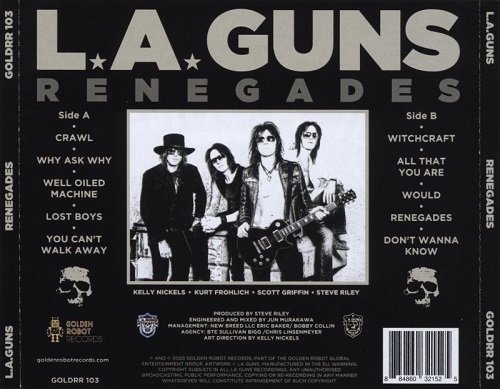 Steve Riley's L.A. Guns - Renegades (2020)