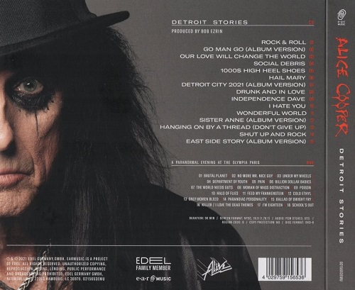 Alice Cooper - Detroit Stories (Limited Edition) (2021) + DVD