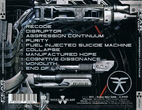 Fear Factory - Aggression Continuum (2021)