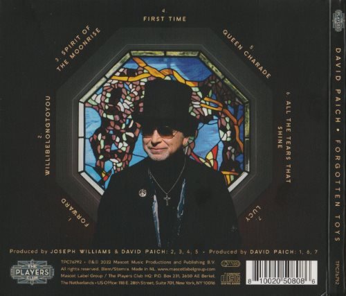 David Paich (Toto) - Forgotten Toys (2022) CD Scans