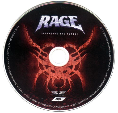 Rage - Spreading the Plague (2022) CD-Rip