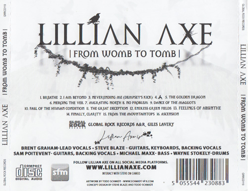 Lillian Axe - From Womb To Tomb (2022) CD Scans