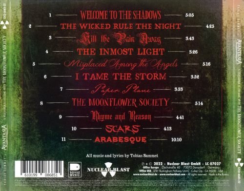 Avantasia - A Paranormal Evening with the Moonflower Society (2022) CD-Scans + Hi-Res