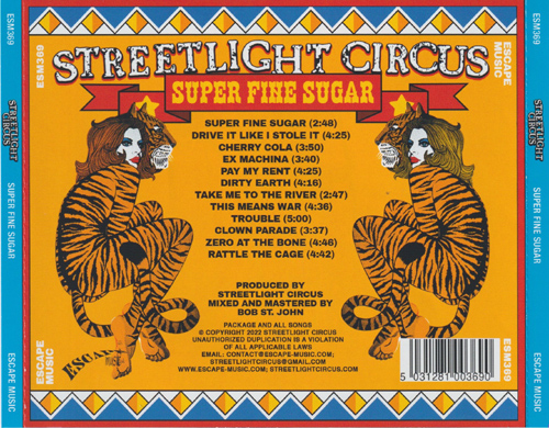 Streetlight Circus - Super Fine Sugar (2022) CD+Scans
