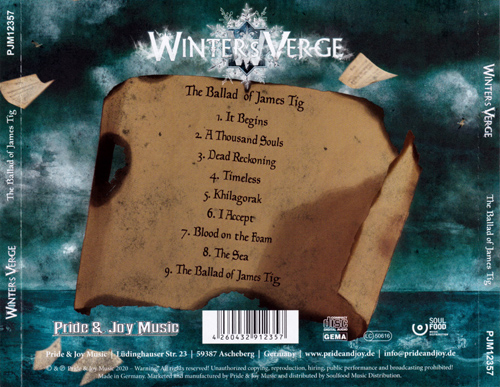 Winter's Verge - The Ballad of James Tig (2020) CD+Scans