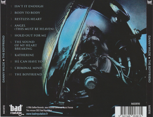 Danny Wilde - The Boyfriend [Bad Reputation Reissue, Remastered] (1986/2022) CD+Scans
