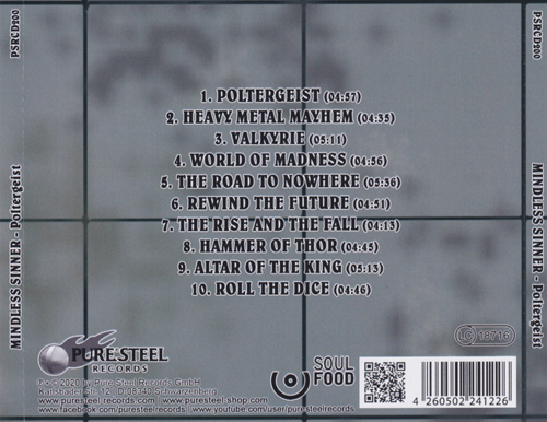 Mindless Sinner - Poltergeist (2020) CD+Scans