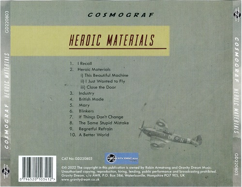 Cosmograf - Heroic Materials (2022) CD-Rip +Scans