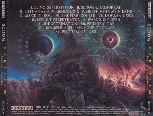 Sodom - Genesis XIX [Japanese Edition] (2020) [2021] CD+Scans