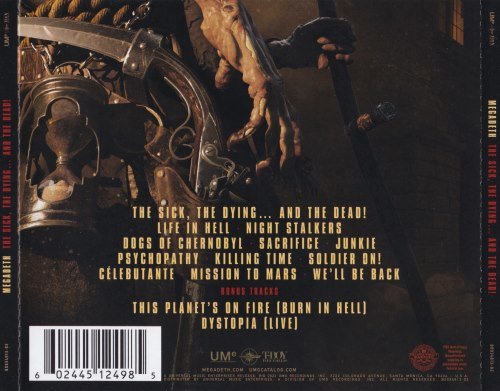 Megadeth - The Sick, the Dying... and the Dead! (Limited Edition) (2022) CD+Scans