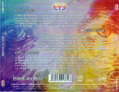 Eye (ex Timmy) - Anthology (3 CD) (2023) CD+Scans