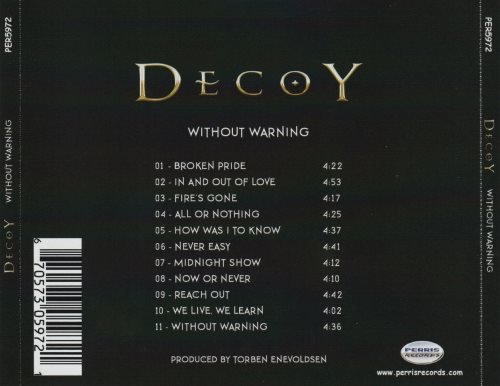 Decoy - Without Warning (2022) CD+Scans