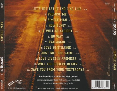 The Roads (Seven/(Boston) - Simple Man (2022) CD+Scans