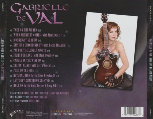 Gabrielle De Val - Kiss In A Dragon Night (2023) CD+Scans