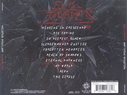 Evil Invaders - Shattering Reflection (2022) CD+Scans