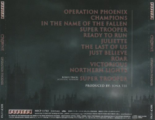 Crowne - Operation Phoenix (Japanese Edition) (2023) CD+Scans + Hi-Res