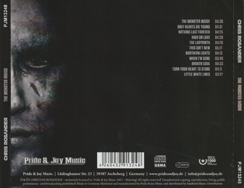 Chris Rosander - The Monster Inside (2023) CD+Scans