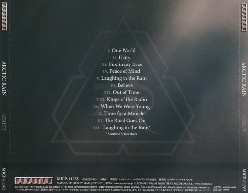 Arctic Rain - Unity (Japanese Edition) (2023) CD+Scans + Hi-Res