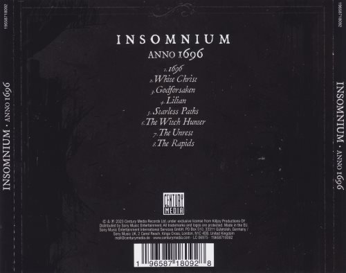 Insomnium - Anno 1696 (2023) CD+Scans