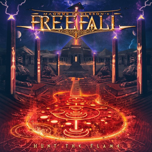Magnus Karlsson's Free Fall - Hunt the Flame (2023) CD+Scans