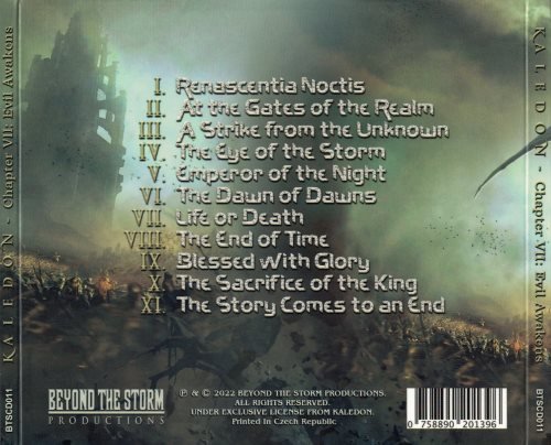 Kaledon - Legend of the Forgotten Reign, Chapter 7: Evil Awakens (2022) CD+Scans + Hi-Res