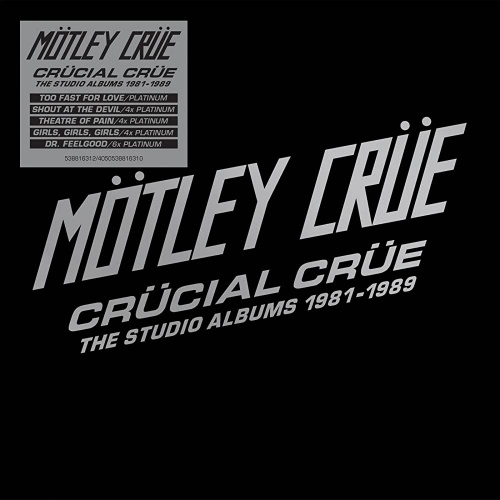 MOTLEY CRUE - Crucial Crue - The Studio Albums 1981-1989 - 5CD - Box Set (2023)