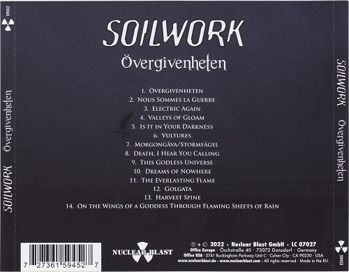 Soilwork - &#214;vergivenheten (2022) CD+Scans