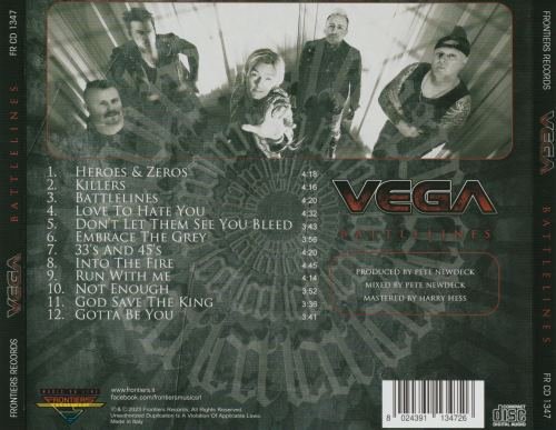 Vega - Battlelines (2023) CD+Scans