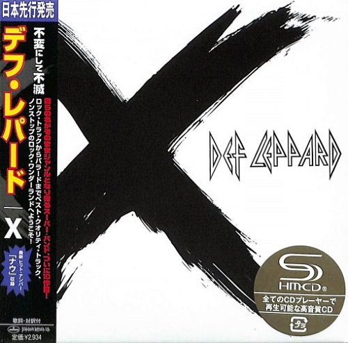 DEF LEPPARD  X [Japan SHM-CD new remaster / Limited Release] (2023)  CD+Scans
